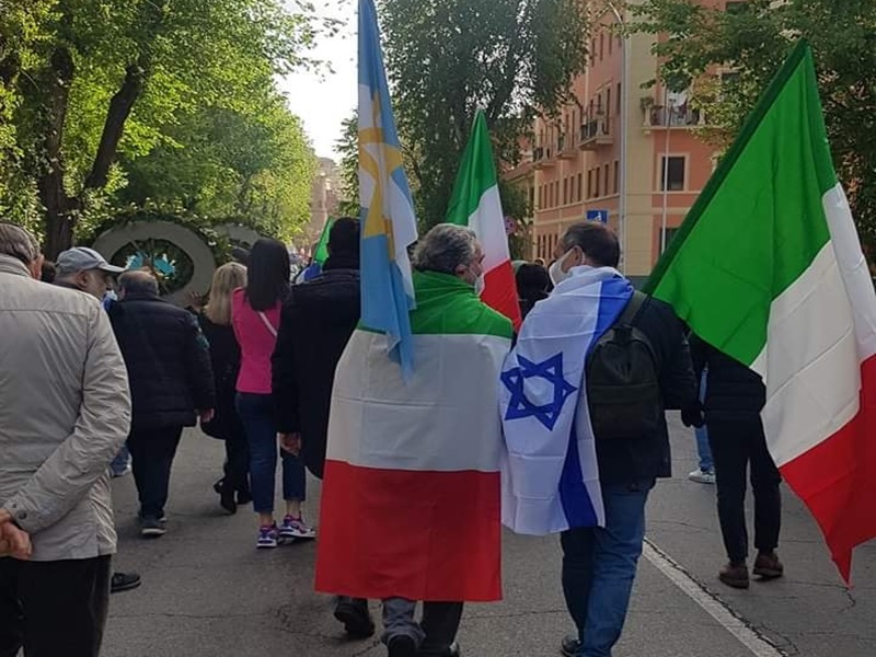 Festa Del Aprile Alta Tensione A Roma Tra Filopalestinesi E Brigata