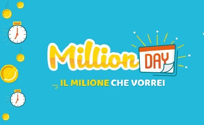 Estrazione Million Day 18 luglio 2024. La combinazione e i numeri vincenti del 18/7/2024, verifica vincite online e archivio estrazioni.