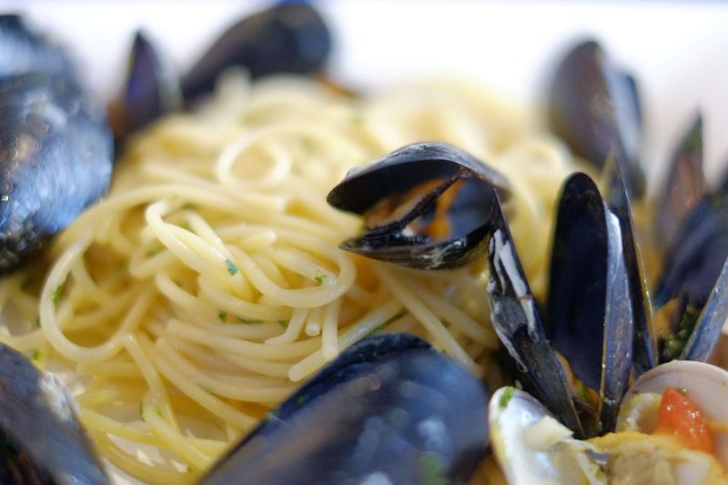 spaghetti pesce cozze molluschi