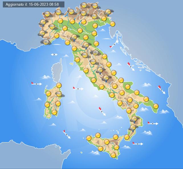 meteo 17 giugno 2023