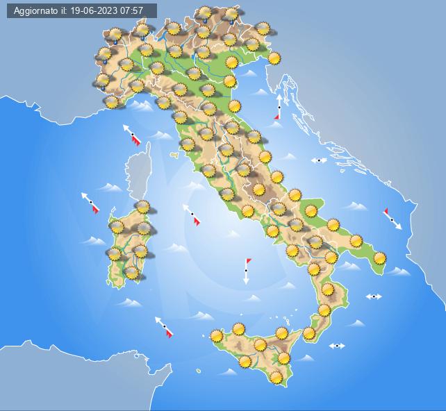 meteo 20 giugno 2023