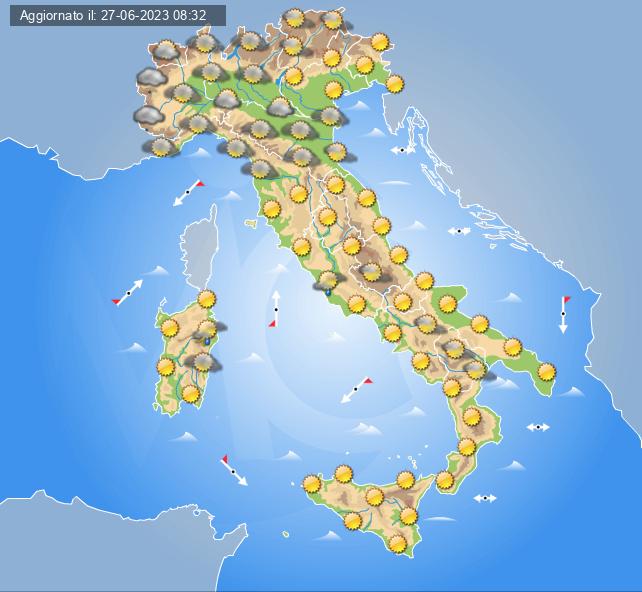 meteo 29 giugno 2023