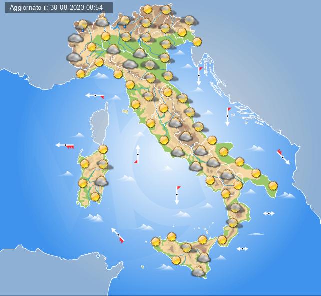 meteo 2 settembre 2023