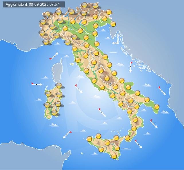 meteo 11 settembre 2023