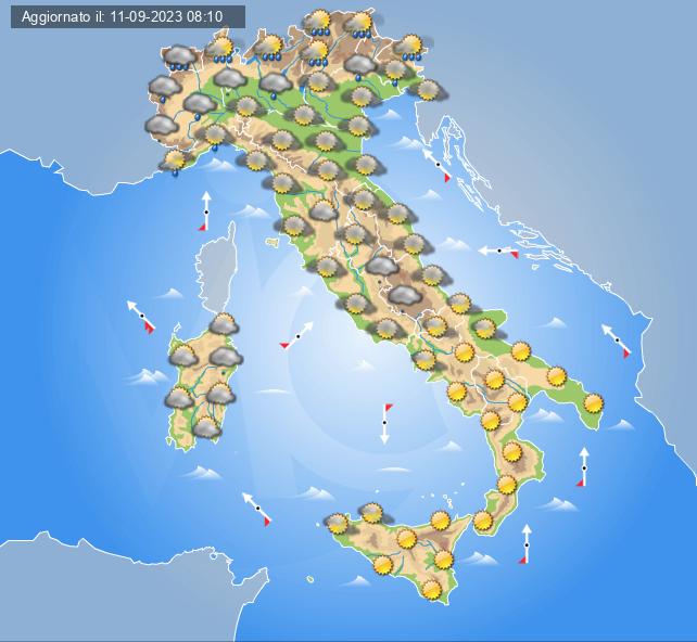 meteo 13 settembre 2023