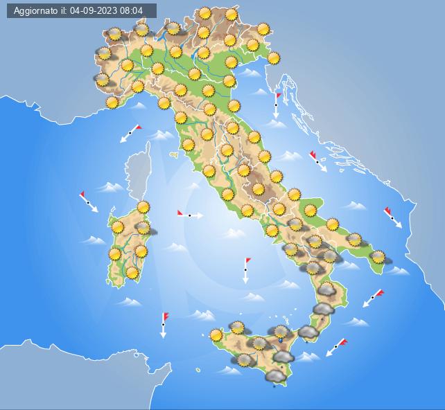 meteo 6 settembre 2023