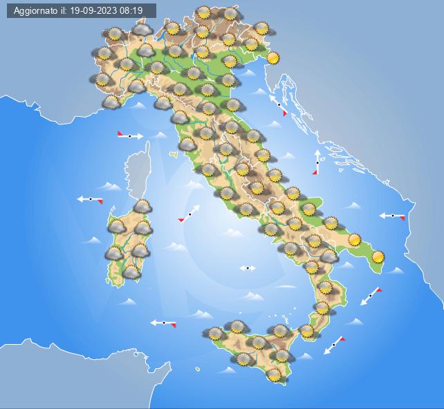 meteo 20 settembre 2023