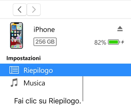 ripristinare impostazioni iPhone