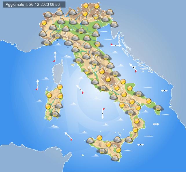 meteo 28 dicembre 2023