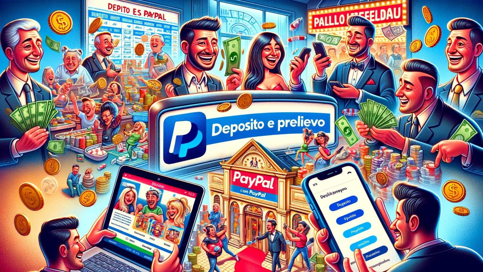 Deposito e prelievo con PayPal