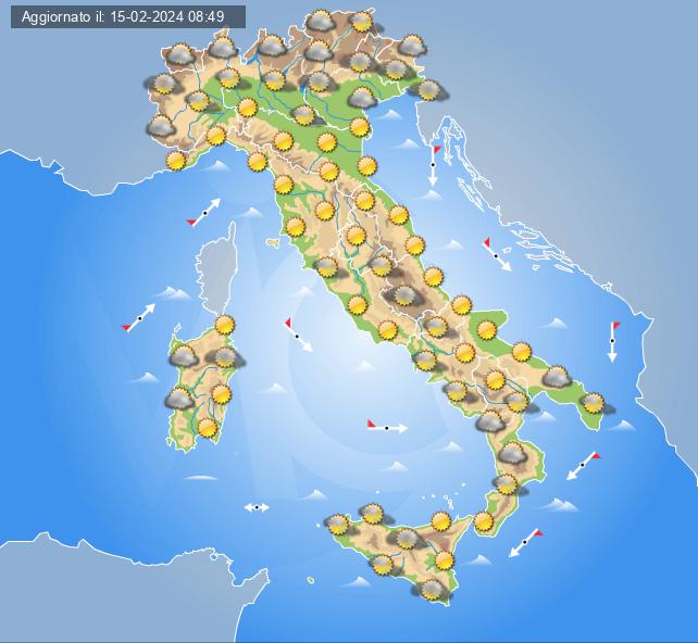 meteo 18 febbraio 2024