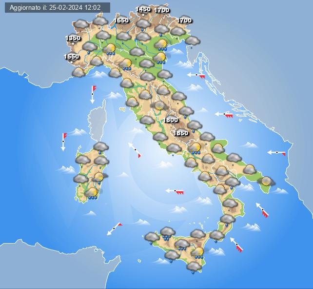 meteo 28 febbraio 2024