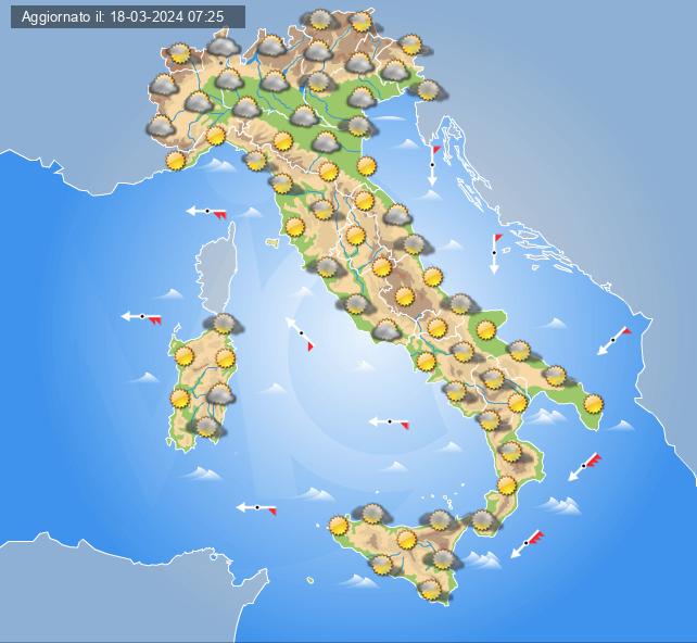 meteo italia 20 marzo 2024