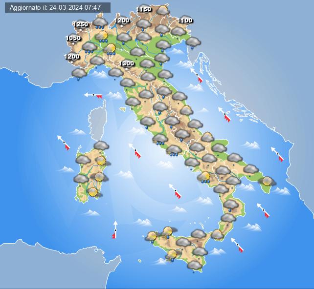 meteo italia 26 marzo 2024