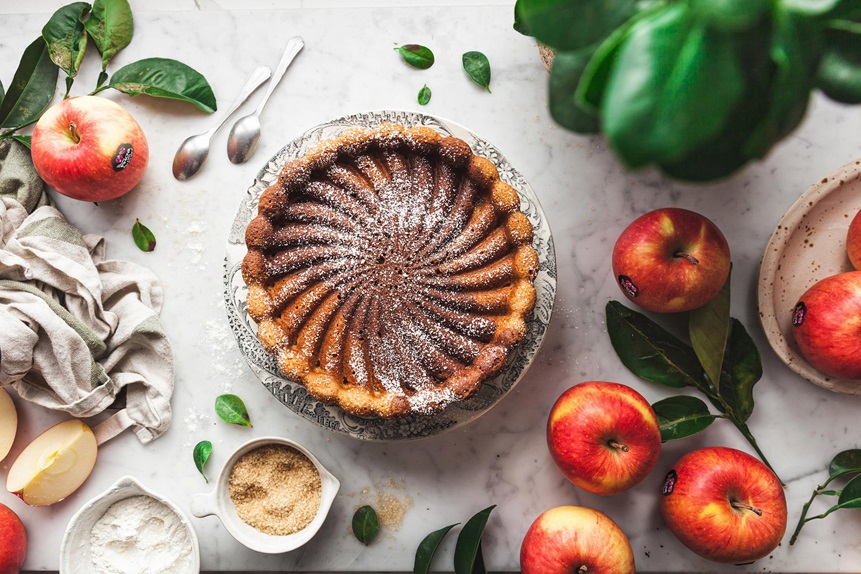 Ricetta Charlotte marmorizzata con mele Pinova Val Venosta