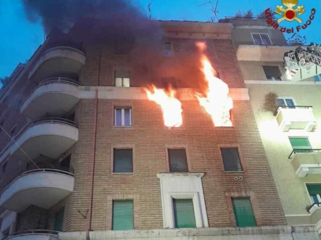 incendio roma