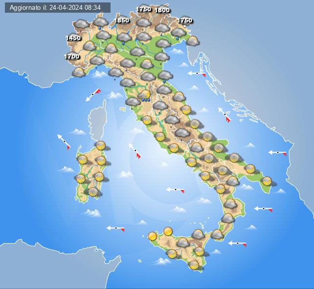 meteo 27 aprile 2024