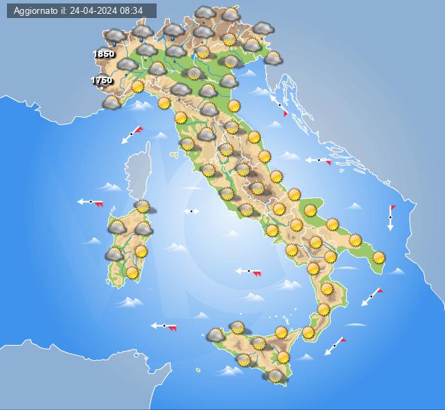 meteo 28 aprile 2024