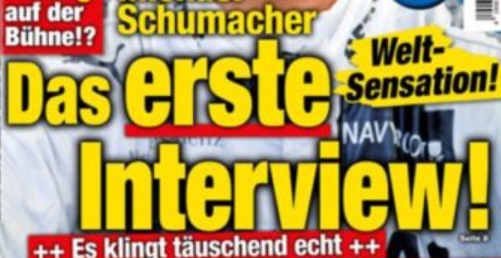 falsa intervista schumacher
