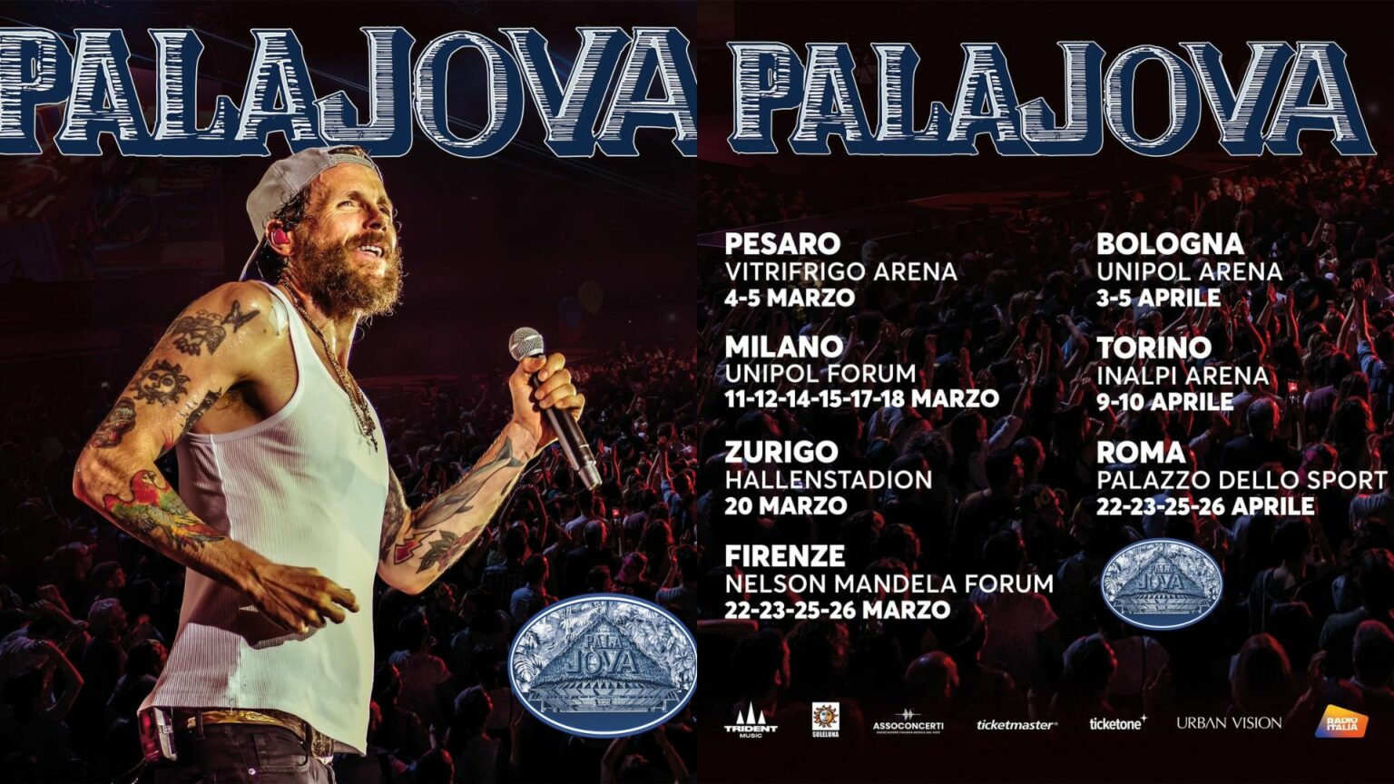 jovanotti date palajoya