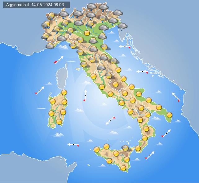 meteo 17 maggio 2024