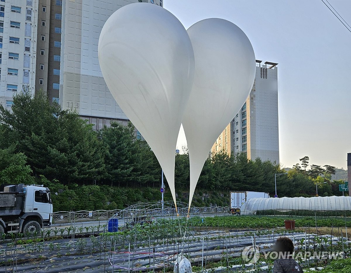 corea del nord palloncini