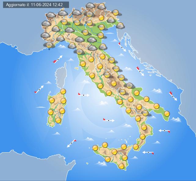 meteo 14 giugno 2024