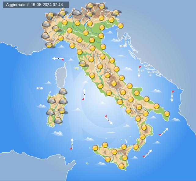 meteo 19 giugno 2024