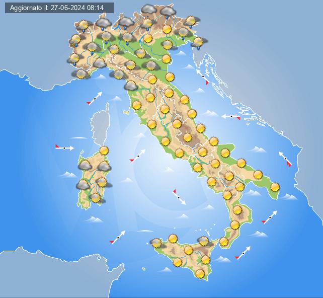 meteo 30 giugno 2024