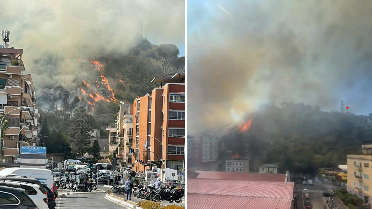 incendio roma