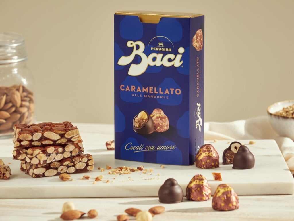 baci perugina caramellato alle mandorle