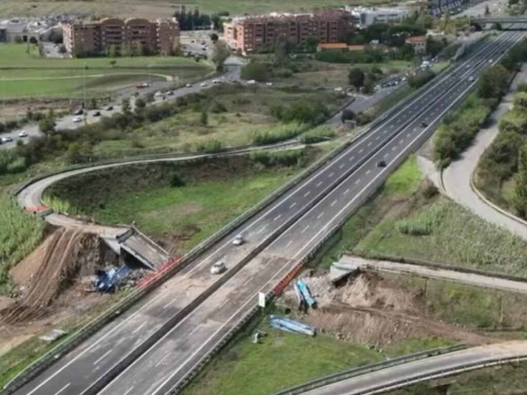 crollo autostrada a1