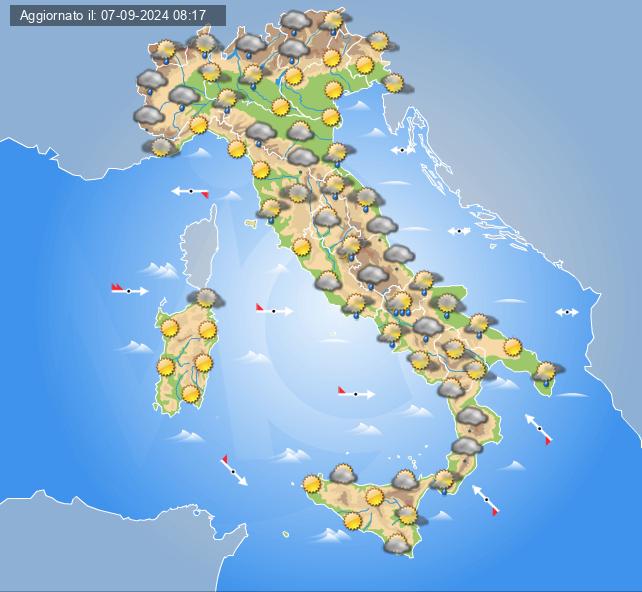 meteo italia 11 settembre 2024