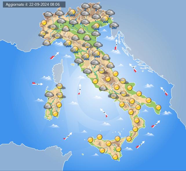 meteo italia 27 settembre 2024