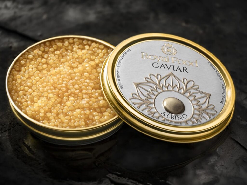 Il caviale Albino di Royal Food Caviar