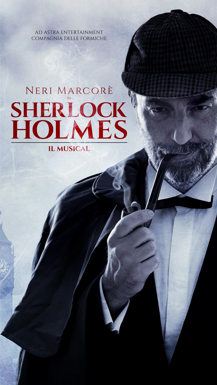 Neri Marcorè in SHERLOCK HOLMES locandina