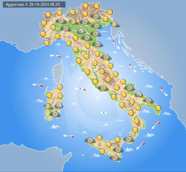 meteo 1 novembre 2024