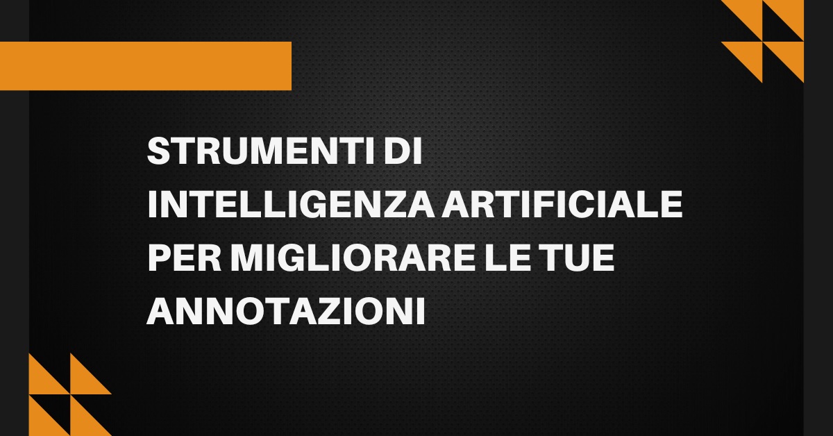 Strumenti di intelligenza artificiale