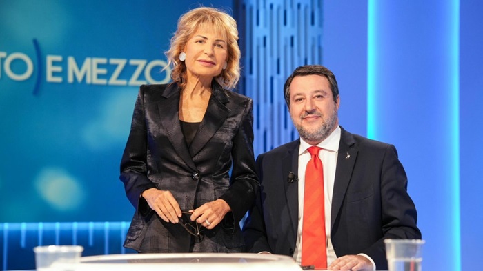 lilli gruber e salvini