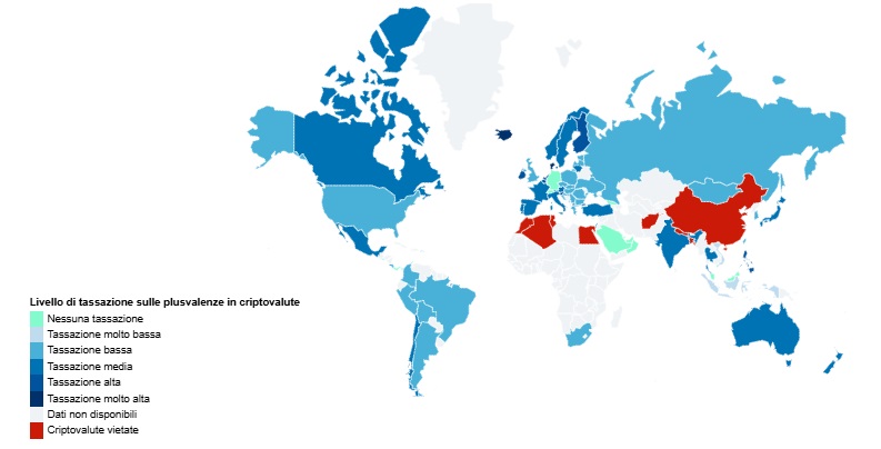 tassazione delle criptovalute