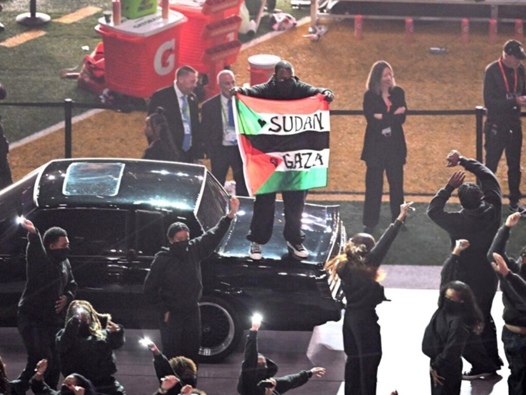 super bowl protesta gaza